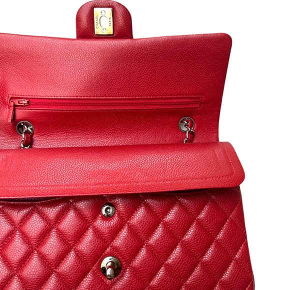 Chanel Red Double Flap Bag - Picture 7 of 9